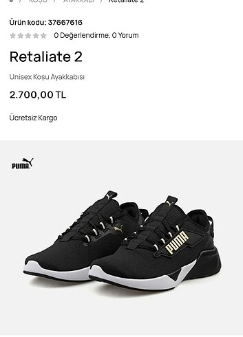 Orjinal Puma spor ayakkabı 