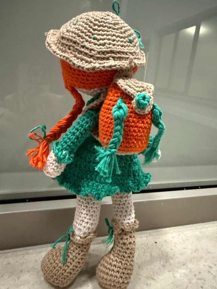 Renkli Örgü Bebek - Görsel 3