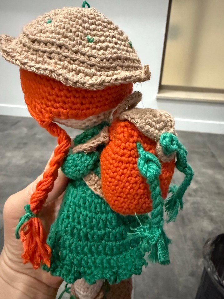 Renkli Örgü Bebek - Görsel 5