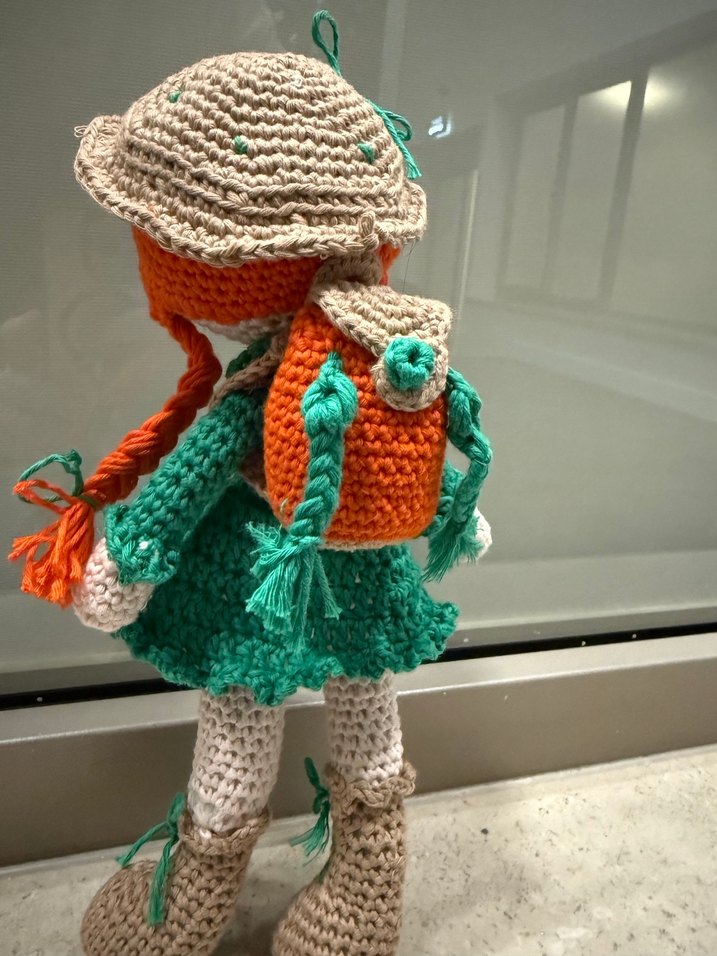 Renkli Örgü Bebek - Görsel 4