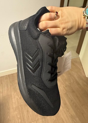 Siyah Bağcıklı Stiletto Topuklu Spor Ayakkabı - Görsel 4