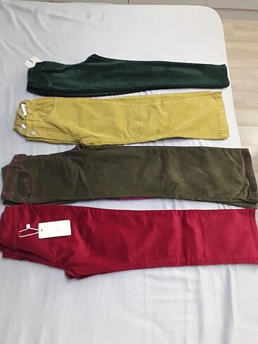 Kadife pantalon 