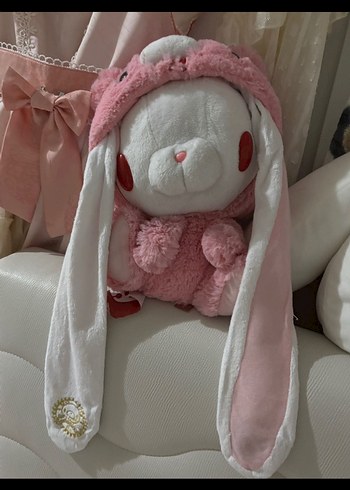 Pembe Pastel Tavşan Peluş Oyuncak