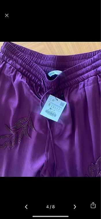 s Beden Zara pul payet işli pantalon
