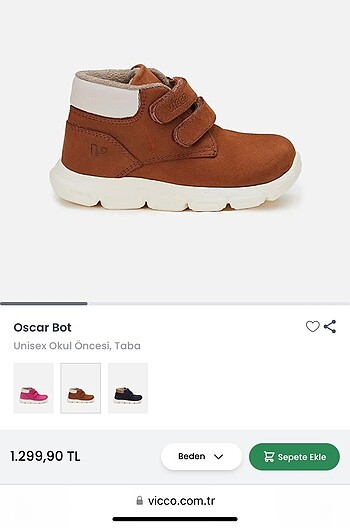 21 Beden kahverengi Renk Bebek bot