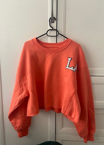 Kırmızı Oversize Kadın Sweatshirt