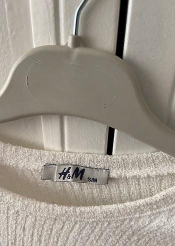 H&M Beyaz Triko Kadın Uzun Kollu Kazak
