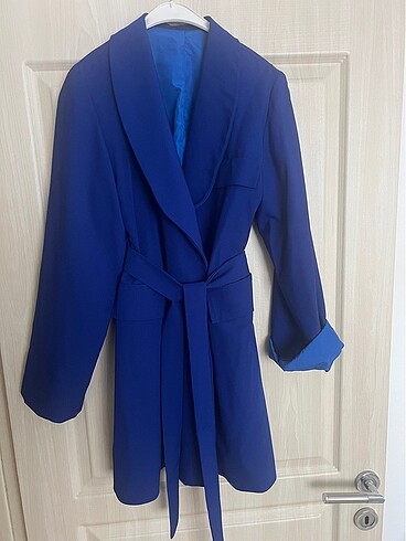 Armine Saks mavisi blazer ceket