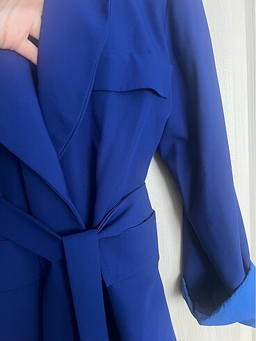 m Beden mavi Renk Saks mavisi blazer ceket