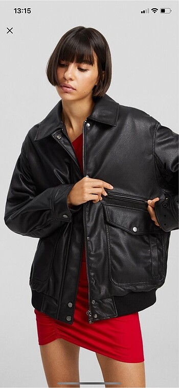 xs Beden bershka deri ceket