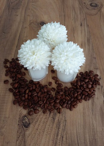 Ikea Beyaz Dekoratif Mum