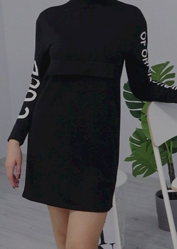 KADIN TUNİK ELBİSE SİYAH S BEDEN SIFIR - Görsel 10