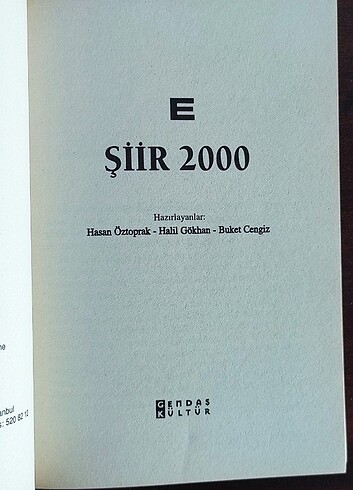  Beden ŞİİR 2000