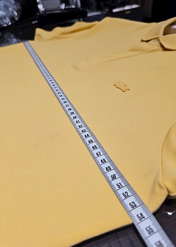 Paris Polo Lacoste Orijinal Erkek Sarı Kısa Kollu Tişört - Görsel 3