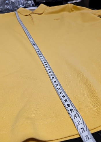 Paris Polo Lacoste Orijinal Erkek Sarı Kısa Kollu Tişört - Görsel 2