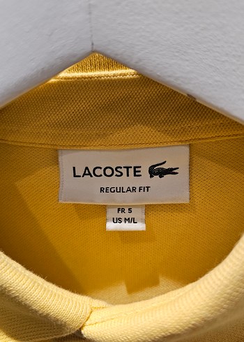 Paris Polo Lacoste Orijinal Erkek Sarı Kısa Kollu Tişört - Görsel 7