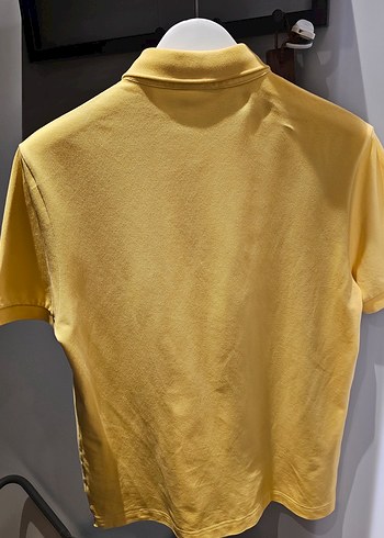 Paris Polo Lacoste Orijinal Erkek Sarı Kısa Kollu Tişört - Görsel 4