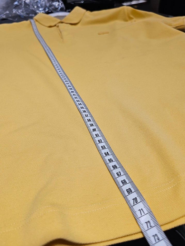 Paris Polo Lacoste Orijinal Erkek Sarı Kısa Kollu Tişört - Görsel 2