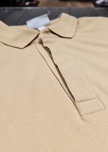 Paris Polo Lacoste Bej Erkek Polo Tişört Kısa Kollu - Görsel 11