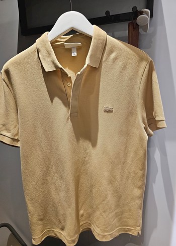 Paris Polo Lacoste Bej Erkek Polo Tişört Kısa Kollu - Görsel 2