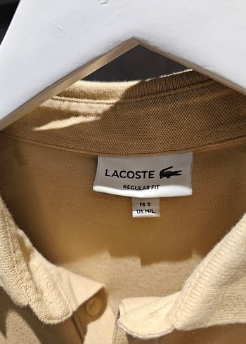 Paris Polo Lacoste Bej Erkek Polo Tişört Kısa Kollu - Görsel 3