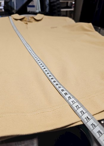 Paris Polo Lacoste Bej Erkek Polo Tişört Kısa Kollu - Görsel 8