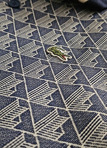 m Beden mavi Renk Lacoste Erkek Classic Fit Monogram Lacivert Polo