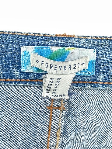 42 Beden mavi Renk Forever 21 Mini Şort %70 İndirimli.