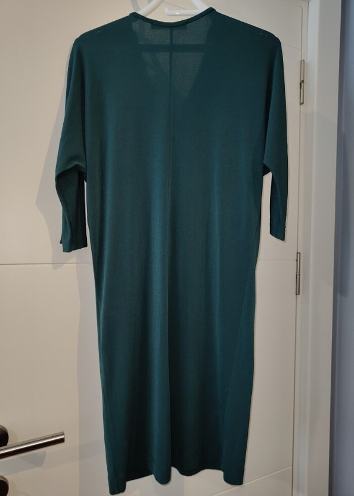 Fermuarlı Yeşil  Elbise - Görsel 2