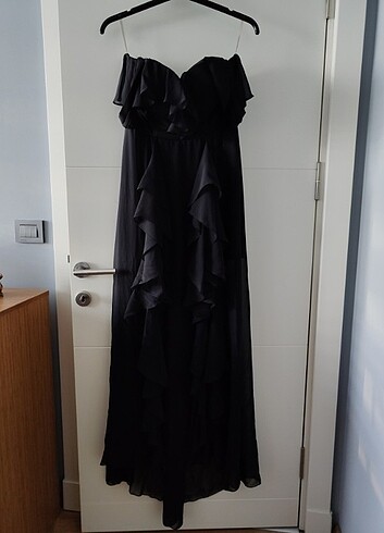 Siyah Abiye Elbise - Görsel 4