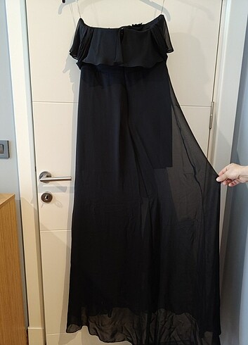 Siyah Abiye Elbise - Görsel 7