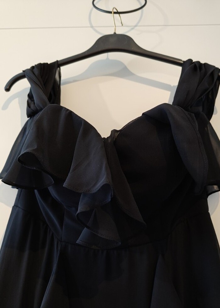 Siyah Abiye Elbise - Görsel 2