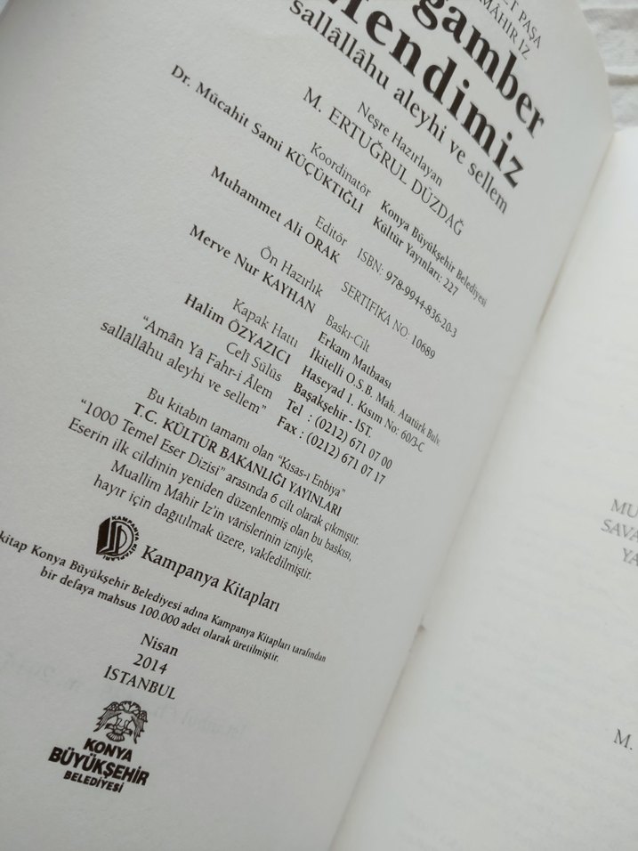 Peygamber Efendimiz (sav)-Ahmed Cevdet Paşa ve muallim Mahir İz - Görsel 5