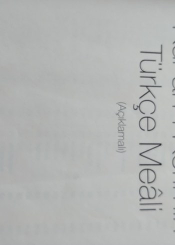 Kuran-ı Kerim Türkçe Meali - Görsel 11