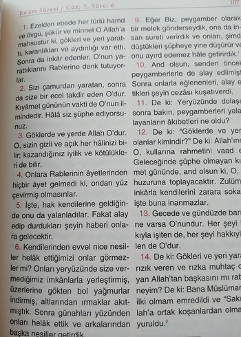 Kuran-ı Kerim Türkçe Meali - Görsel 7
