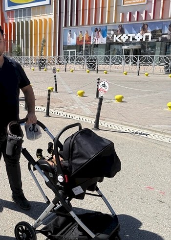 Kanz Okie Dokie Siyah Travel Sistem Bebek Arabası - Görsel 3