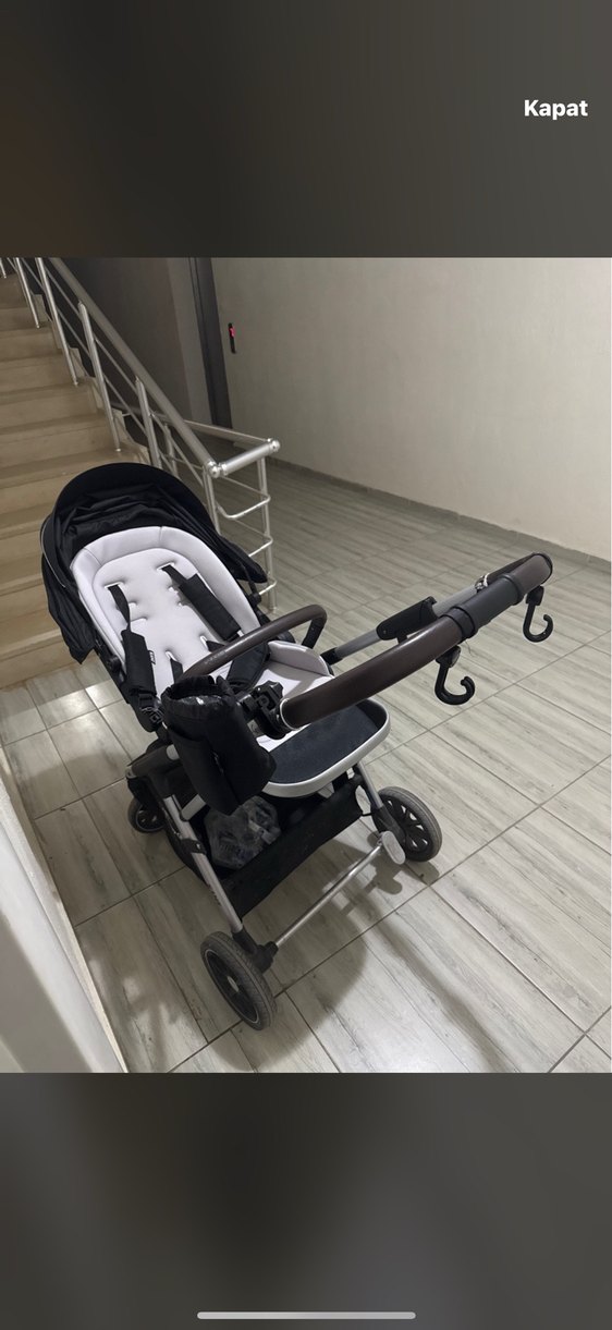 Kanz Okie Dokie Siyah Travel Sistem Bebek Arabası - Görsel 4