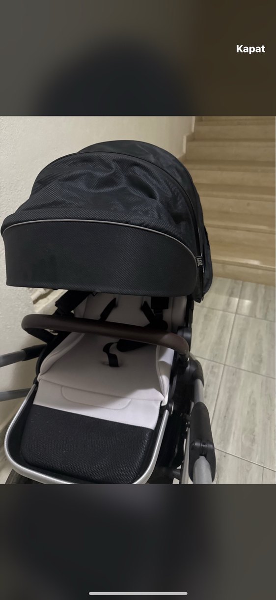 Kanz Okie Dokie Siyah Travel Sistem Bebek Arabası - Görsel 5