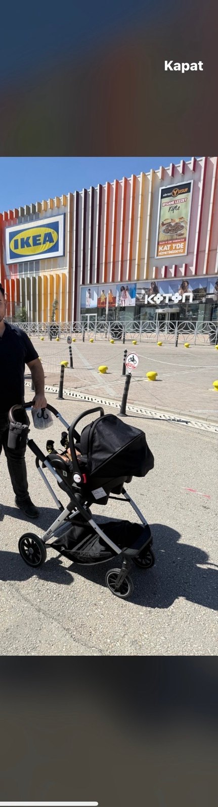 Kanz Okie Dokie Siyah Travel Sistem Bebek Arabası - Görsel 3