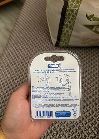 Dodie Mavi Renkli Ortopedik Emzik +6 Ay - Görsel 2