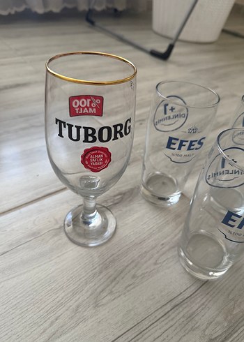 Beyaz ve Gri Logolu Bardak Seti - Görsel 4