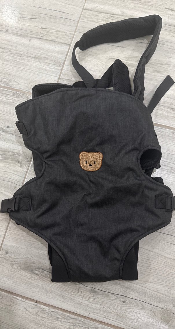 Siyah Bebek Taşıyıcı Kanguru - Görsel 2