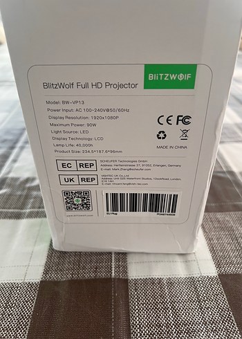 BlitzWolf BW-VP13 Projektör - Görsel 2