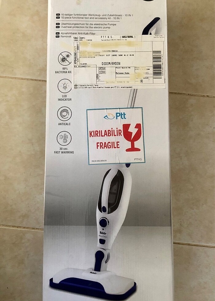 Fakir buharlı süpürge - Görsel 2