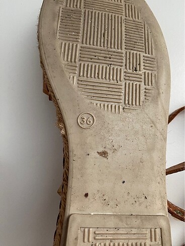 36 Beden kahverengi Renk Greyder kahve rengi espadril, sandalet