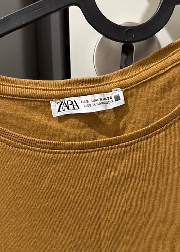 Kahverengi Kısa Kollu Hamile Tişörtü - Görsel 3