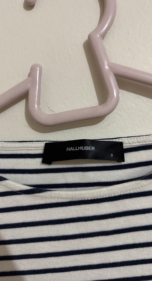 Çizgili, Uzun Kollu, Fırfırlı Kadın Bluz - Görsel 2