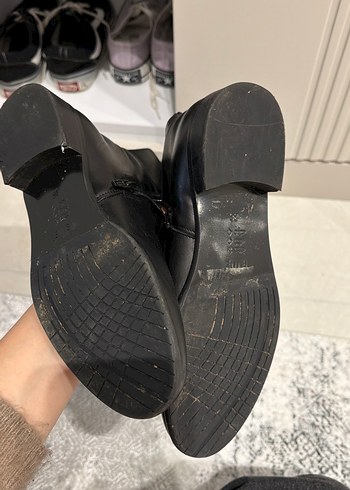 SiyahFermuarlı Kadın çizme - Görsel 6