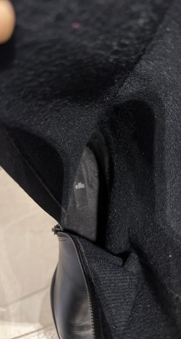 SiyahFermuarlı Kadın çizme - Görsel 2