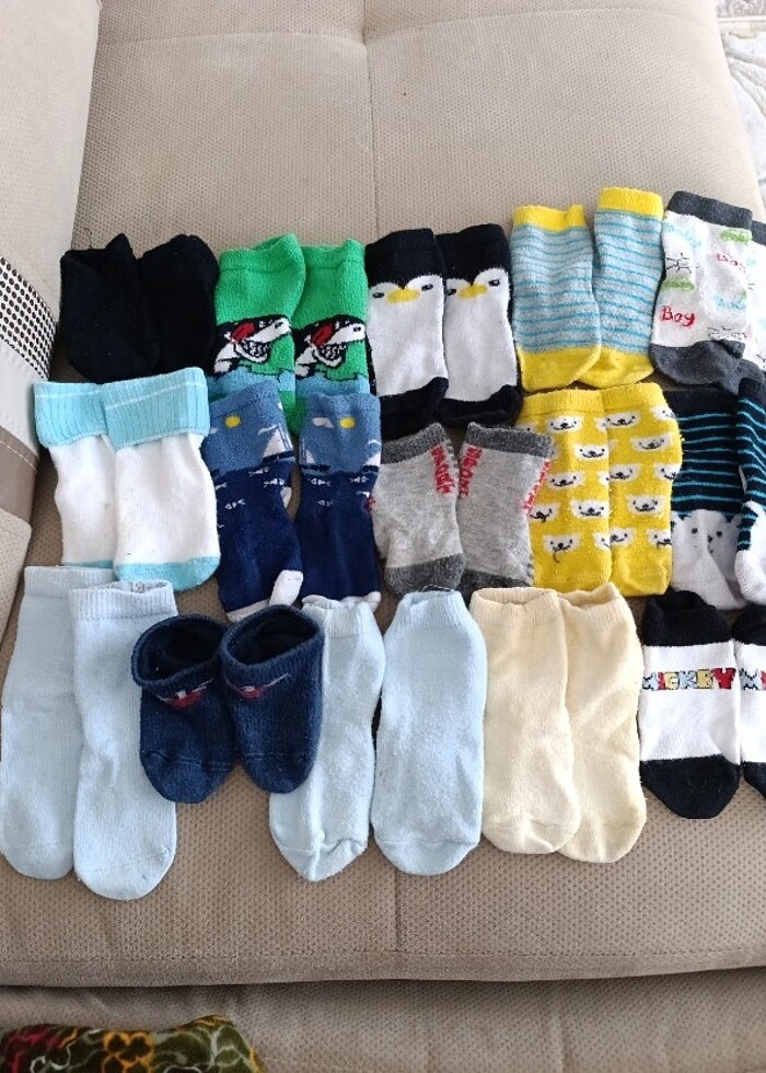 Erkek bebek çorap - Görsel 2
